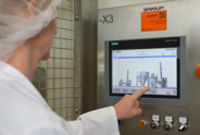 HMI Steuerung - Touch Bedienung der Anlage: Ablauf und Funktionen einfach auf einen Blick